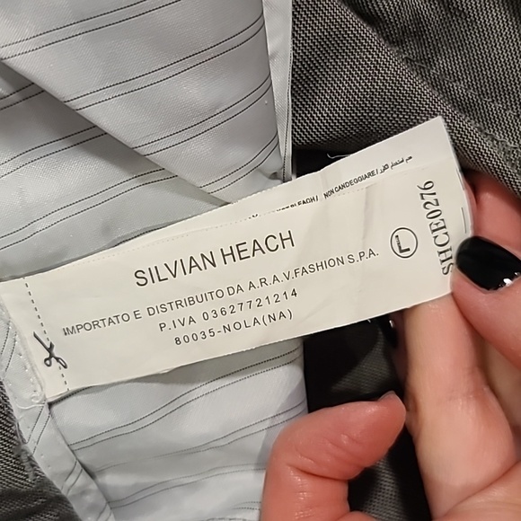 Silvian Heach, made in  Italy, grey pants - Picture 9 of 16